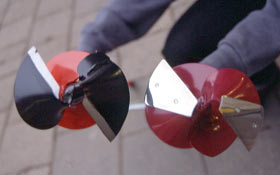 Different blades of drills.